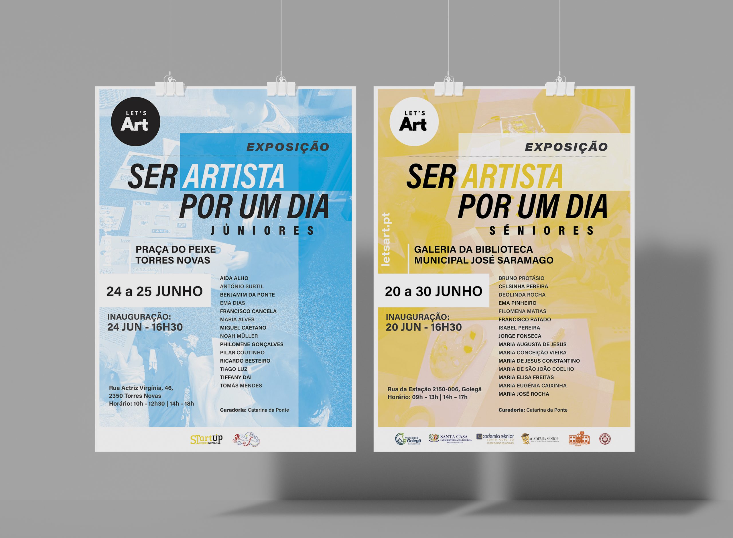 Let´s Art – Visual identity of art exhibitions